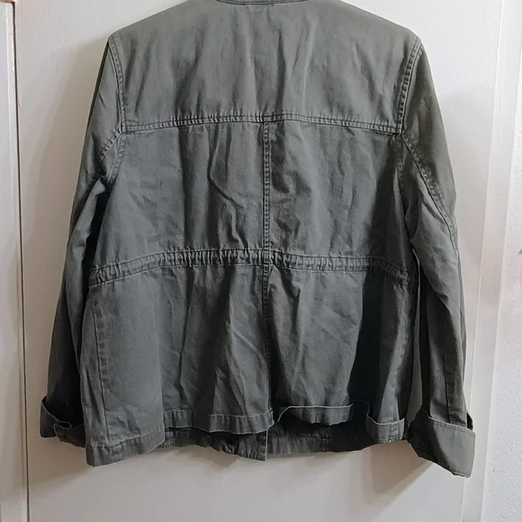 Aeropostale Gray Bomber Jacket - Picture 2 of 3